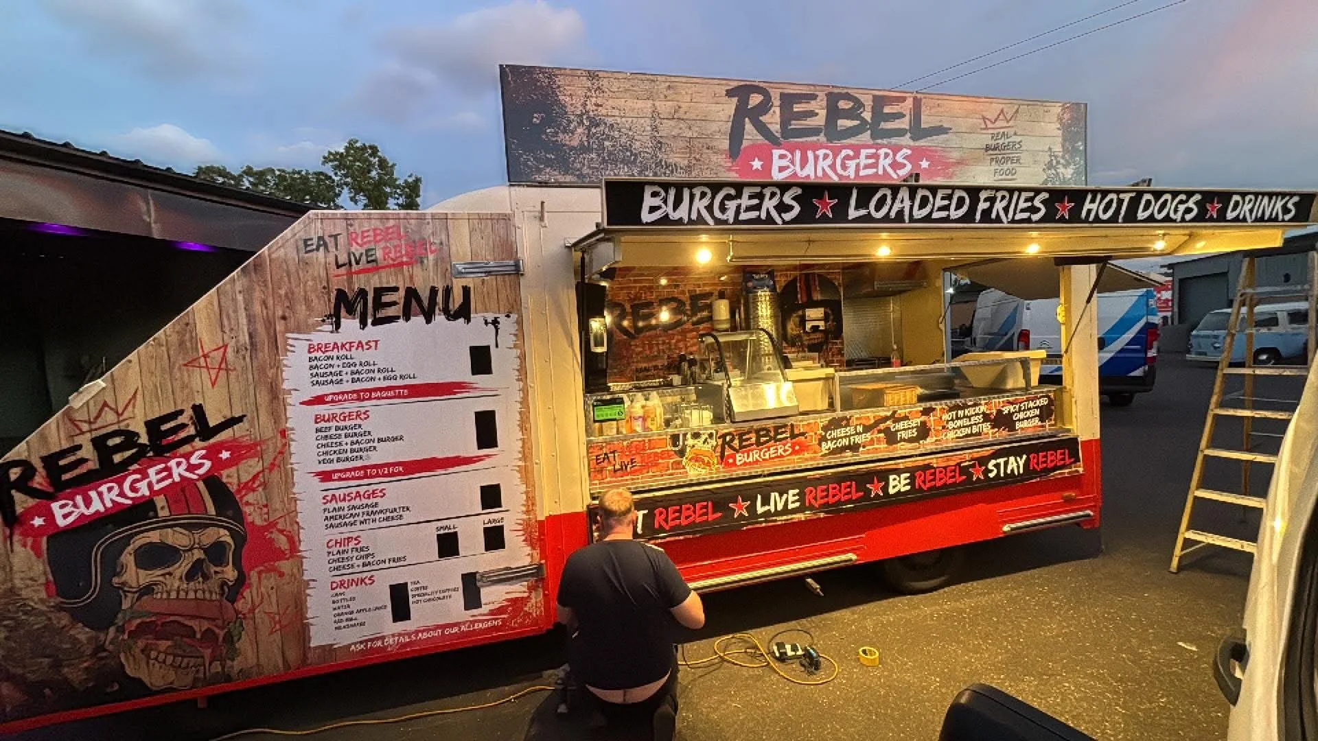 Loaded Fries — original S&B Catering photograph