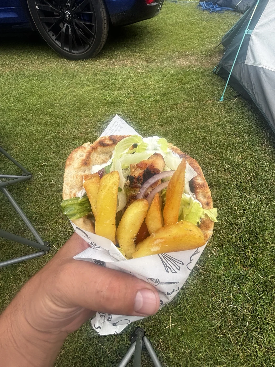 Duck Wraps & Fries
